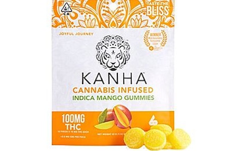KANHA - Mango Gummies THC  100mg - Kanha