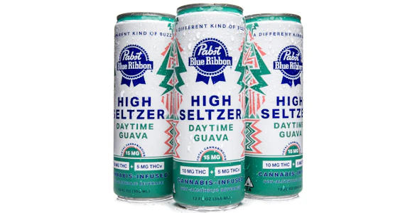 PABST BLUE RIBBON - Pabst Blue Ribbon - Daytime Guava 2:1 THCv Seltzer - 4pk