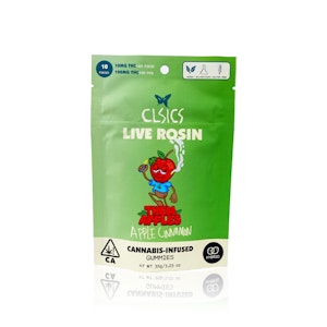 CLSICS - CLSICS Them Apples Live Rosin Gummies 100mg