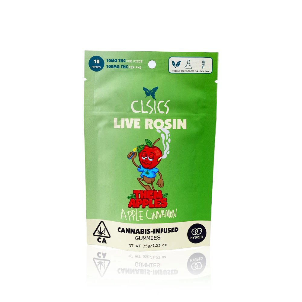 CLSICS - CLSICS Them Apples Live Rosin Gummies 100mg Main Image