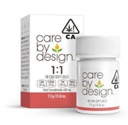[Care By Design] CBD Soft Gels - 1:1 - 10ct