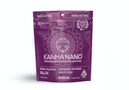 Indica Galactic Grape | 100mg THC Edible | Kanha Nano