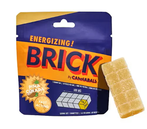 Cannabals - Cannabals | Pina Colada | Distillate Gummy Brick | 100mg Main Image