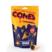 CANNABALS | DARK CHOCOLATE | 100MG CONES