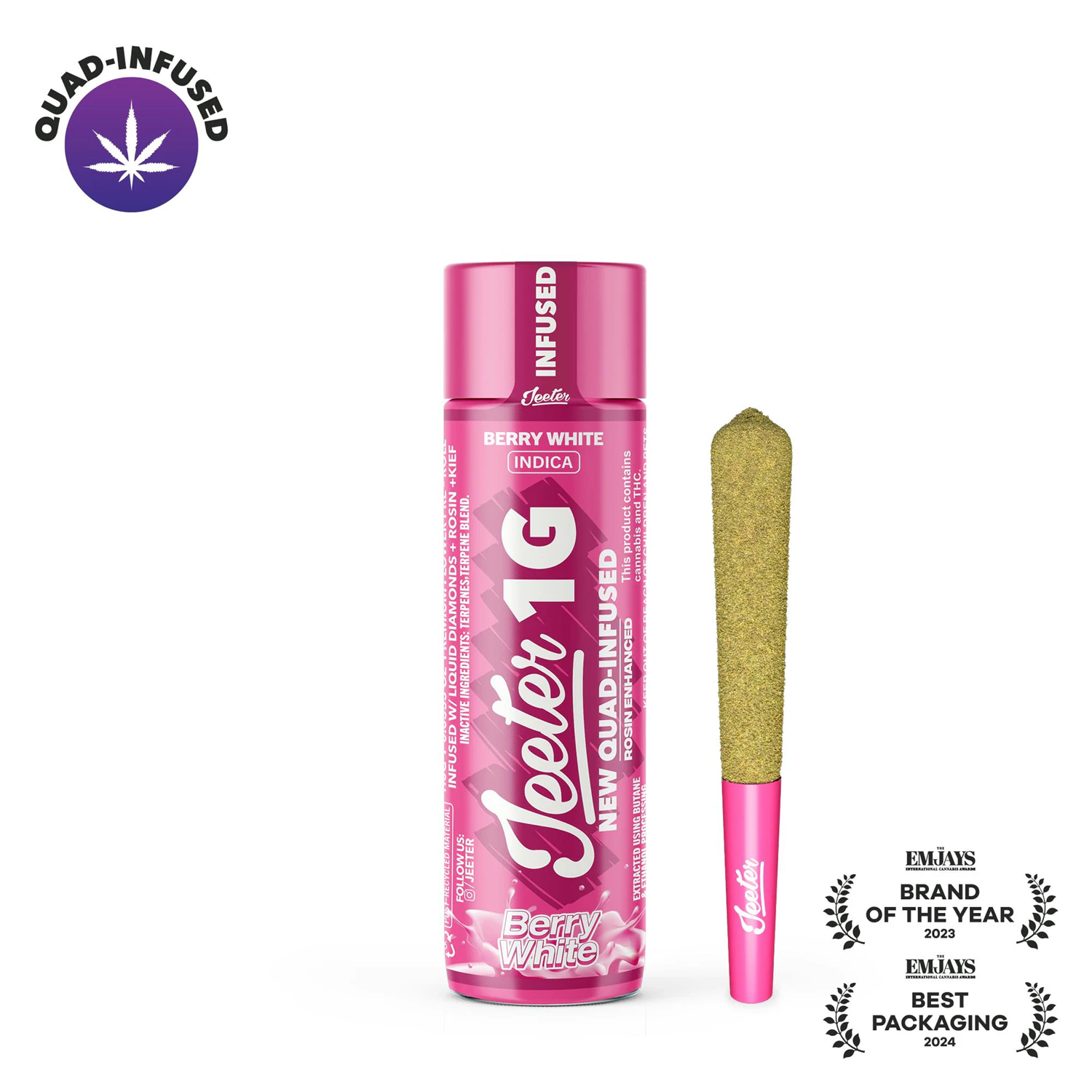 Jeeter - JEETER | BERRY WHITE - INFUSED | PREROLL | 1G Main Image