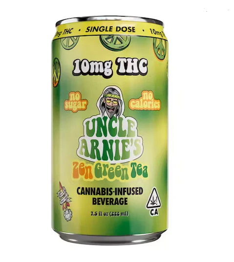 Uncle Arnies - Uncle Arnie's Zen Green Tea Beverage (Sugar-Free) 10mg Main Image