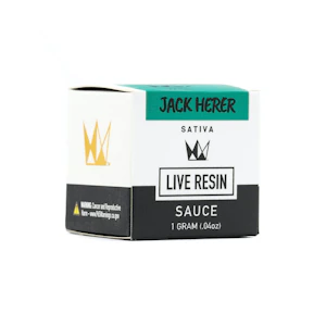 West Coast Cure - LIVE RESIN SAUCE - JACK HERER 1G - WEST COAST CURE