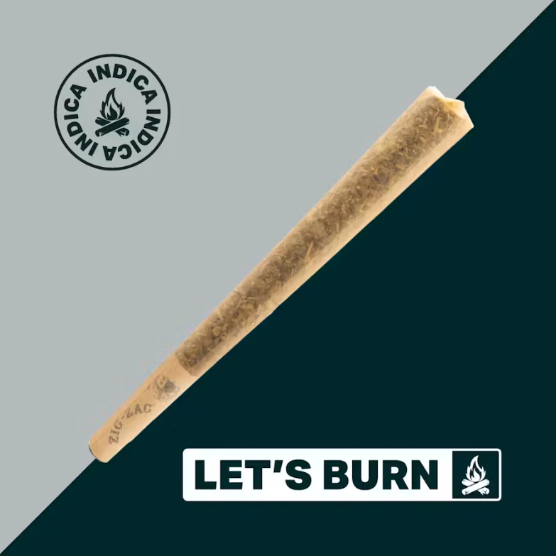 LET'S BURN - CT Kush Cake 1g Pre-Roll 0095 Main Image