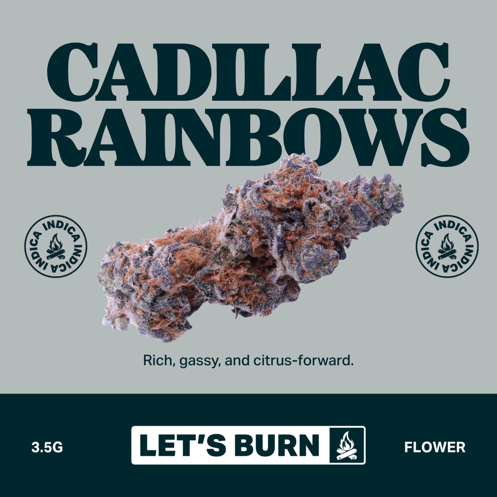 LET'S BURN - Cadillac Rainbows 3.5g 0075 Main Image