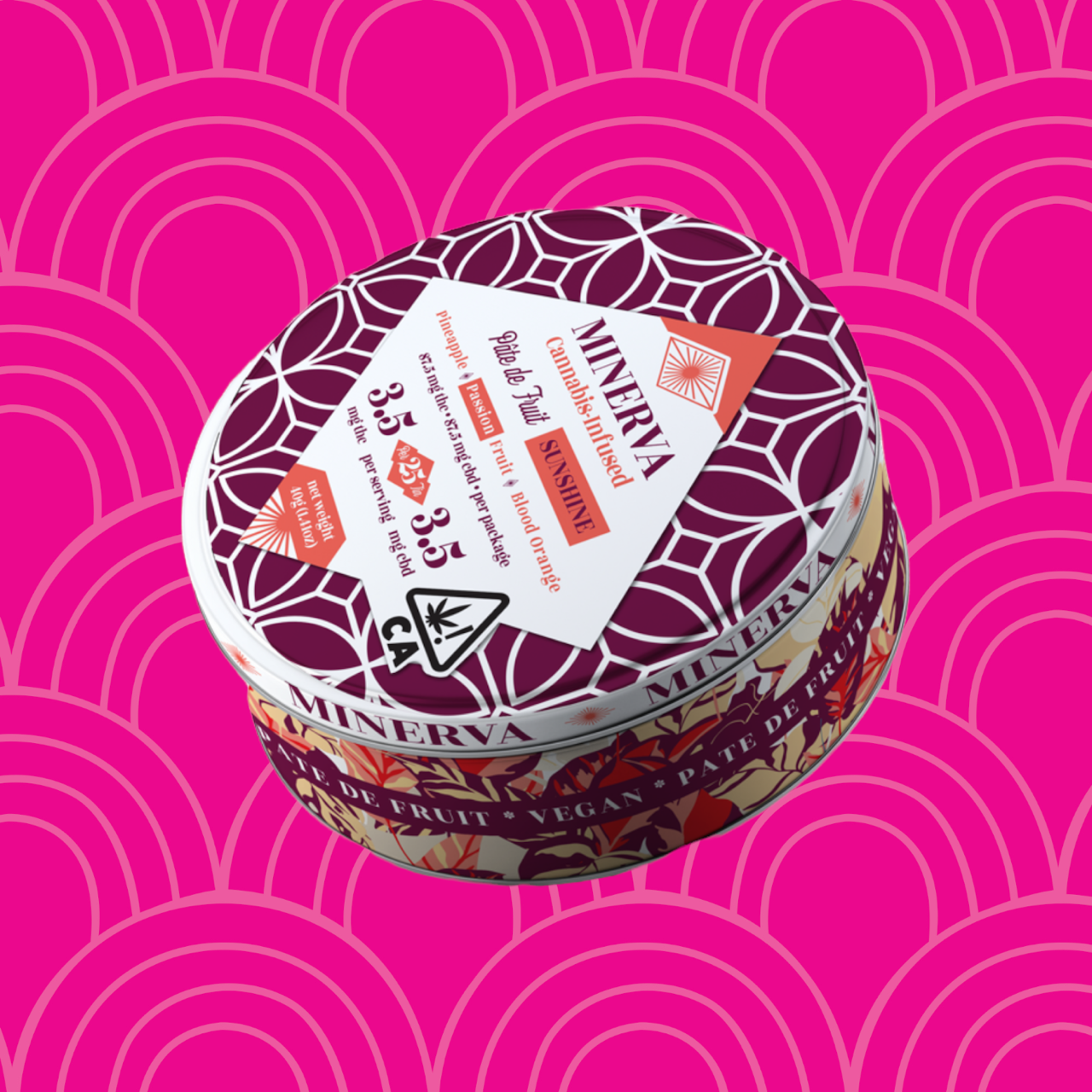 MINERVA Edible Sunshine 11 Pate de Fruit 3.5MG Tropicanna Marijuana Dispensary and