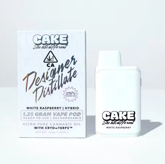 Cake - Cake White Raspberry Ready To Use Vape (H) 1.25g Main Image
