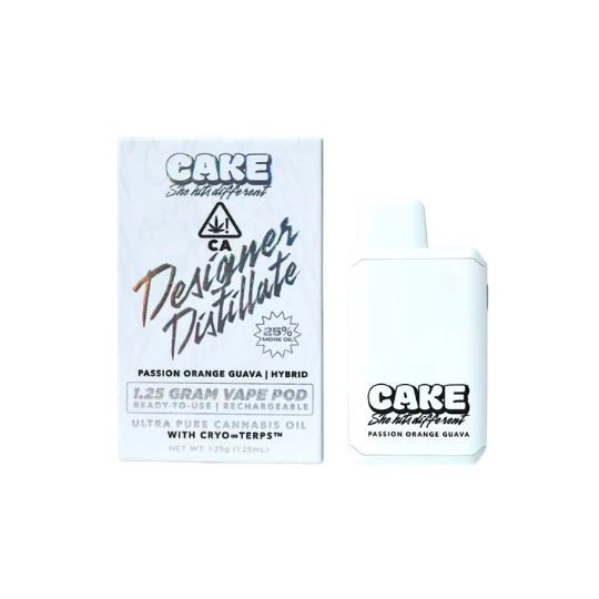 Cake - CAKE - 1.25g Distillate AIO - Passion Orange Guava Main Image