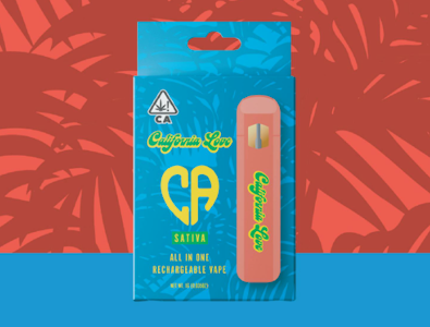 CALIFORNIA LOVE - NYC Diesel| 1G Rechargable Vapes [ S ] THC%89.93