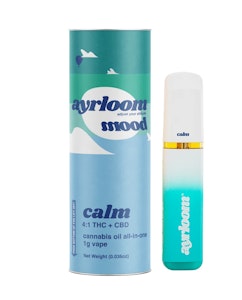 AYRLOOM - Ayrloom - Calm - (4:1 THC:CBD) 1g AIO Vape