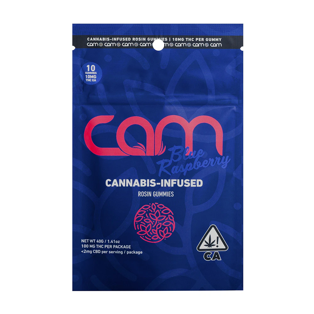 CAM - CAM - 100mg Rosin Gummies (Blue Raspberry-Indica) Main Image
