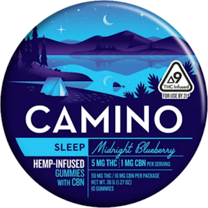 CAMINO - CAMINO | MIDNIGHT BLUEBERRY 5:1 THC/CBN - 20PK | EDIBLE 