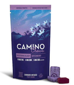 Camino Chews | Edible - Boysenberry CBN CBG 10:5:5 | 100mg 