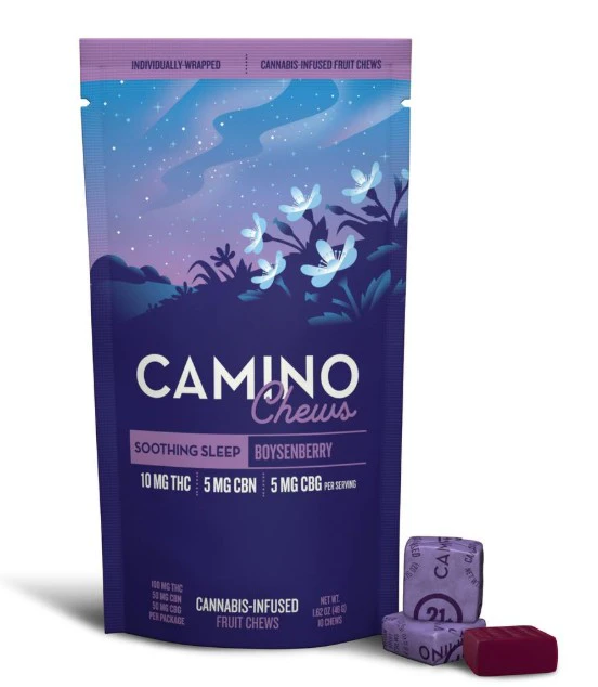 Camino - Camino Chews | Edible - Boysenberry CBN CBG 10:5:5 | 100mg  Main Image