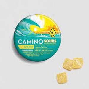 Kiva - Camino Sour Gummies 10mg 5mg THCV Tropical Burst