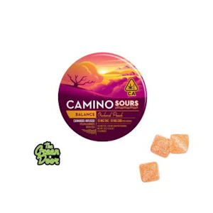 Kiva - KIVA CAMINO SOURS - Balance Orchard Peach CBD 1:1 - Gummies - 100MG