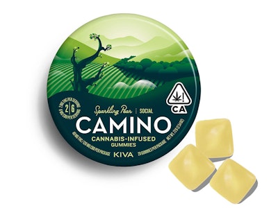 CAMINO - Camino - 'Social' Sparkling Pear - 40mg THC/120mg CBD Gummies - 20pk