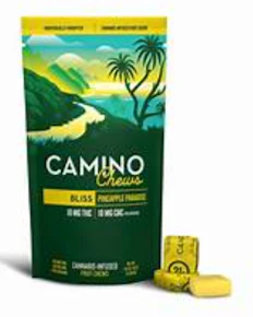 Camino Chews | Edible - Pineapple Paradise CBC 10:10 | 100mg 