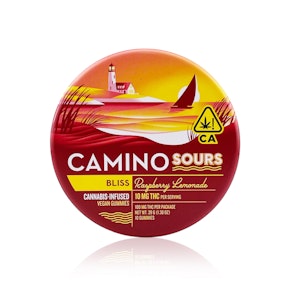 CAMINO - Edible - Raspberry Lemonade - Sours Gummies - 100MG