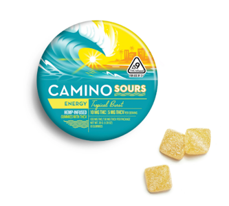 KIVA - Kiva Camino Sour Gummies Tropical Burst THCV 2:1