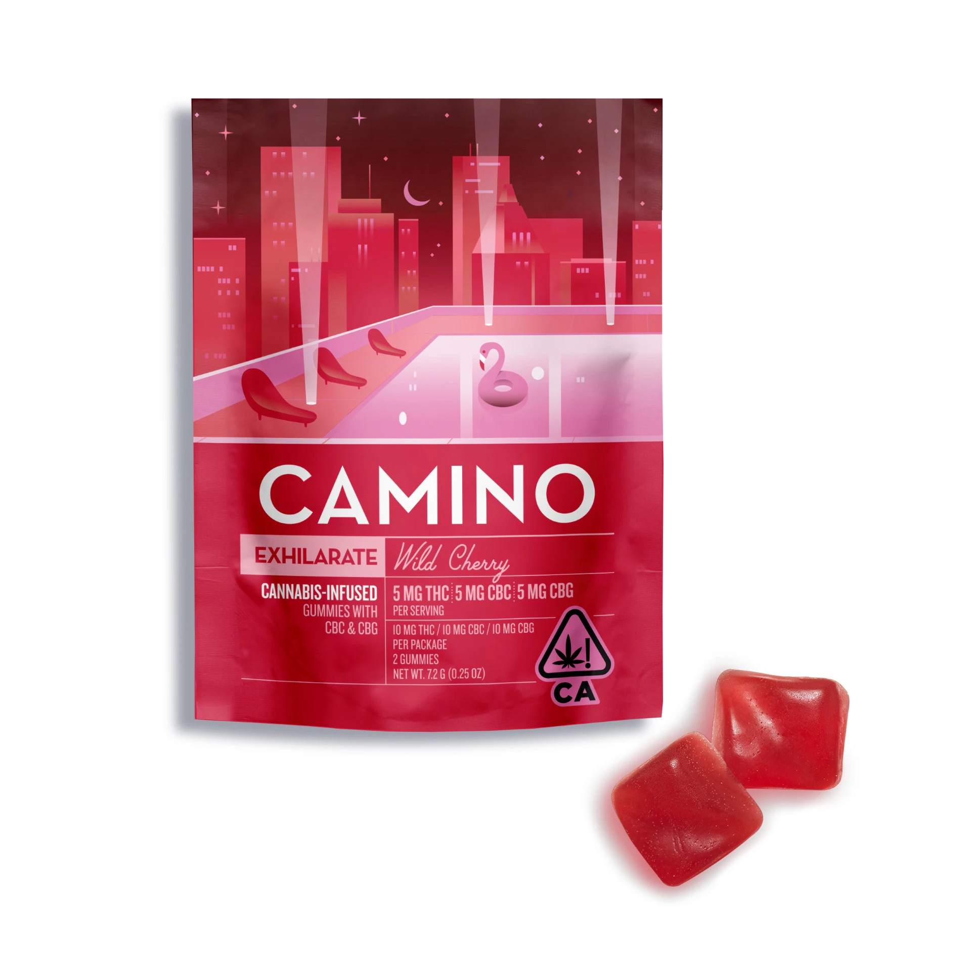 Camino - Camino - 5:5:5 THC:CBC:CBG 10mg Gummies Trial Pack - Wild Cherry Main Image