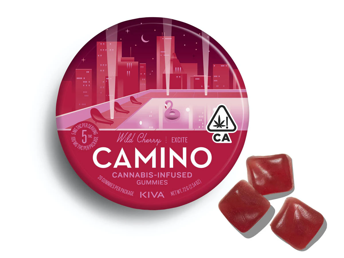 Camino - Camino - 'Excite' Wild Cherry - 100mg Gummies - 20pk Main Image