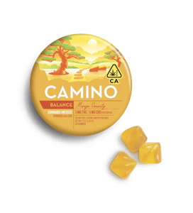 Camino  Gummies - Mango Serenity CBD 1:1 | Camino Gummies