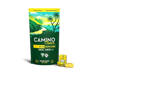 Kiva Confections - Chews Pineapple Paradise Bliss | Edible | 10mg x 10pk | Camino