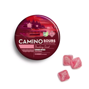 Camino - Camino Sours - 100mg Gummies (Strawberry Sunset-Indica)
