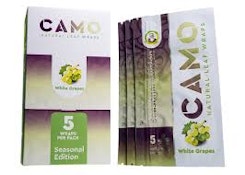 Camo Natural Leaf Wrap - White Grape