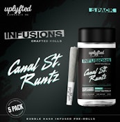 Uplyfted-Bubble Hash- Infused-ZeMarker-Pre Roll-Indica-5PK-0.5g-43.19%