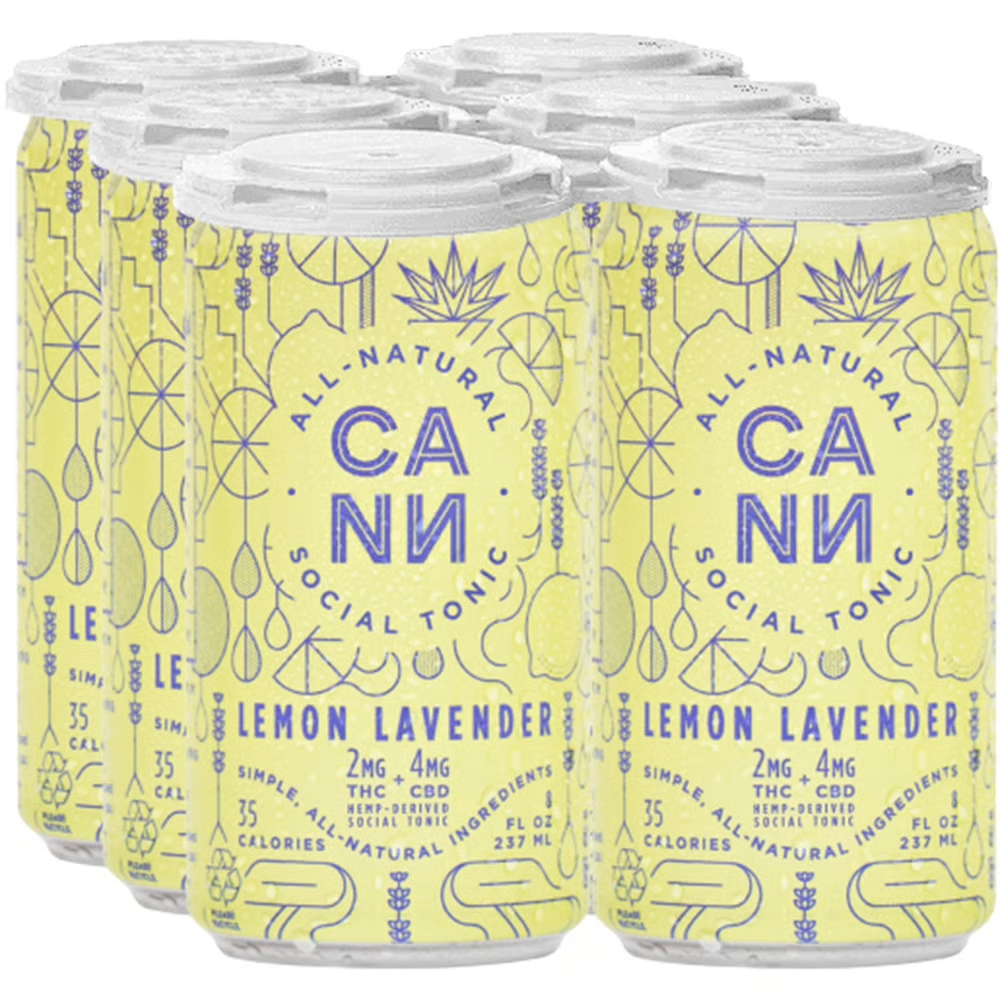CANN | Lemon Lavender | THC + CBD | 6pk