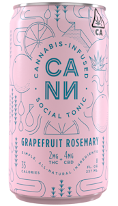 CANN - CANN | Grapefruit Rosemary | THC + CBD | 6pk