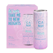 CANN | GRAPEFRUIT ROSEMARY 1:2 THC/CBD - 4PK | BEVERAGE | 12OZ