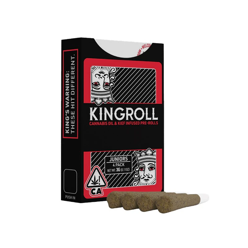 KINGPEN - Mango Kush x Cannalope Kush | Infused Pre-Roll 4 Pack | 3g Main Image