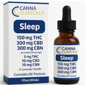 Canna Clinicals | Tincture | Sleep | 150mg THC, 300mg CBD, 300mg CBN