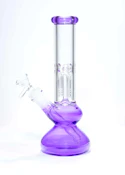 Canna Style | Double Bubble Bong 10in | Purple