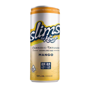 KEEF - Mango Slims 1:1 | 25mg:25mg Infused Sparkling Water | Keef