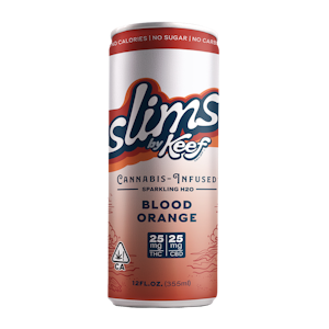 KEEF - Blood Orange Slims 1:1 | 25mg:25mg Infused Sparkling Water | Keef