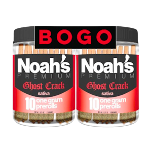 Noah's Premium - Ghost Crack (S) | 1g 10pk (2x BOGO) Prerolls | Noah's Premium