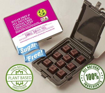 Jersey Canna - Inclusion Gourmet | Cannacubes | Sugar Free Dark Chocolate | 10pcs/100mg