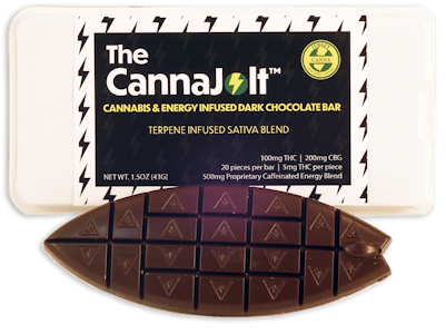 Jersey Canna - Inclusion Gourmet | Cannajolt | Energy Bar | 20pcs/100mg