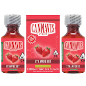 Cannavis Strawberry Syrup 2pk (500mg ea) 1000mg