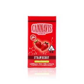 CANNAVIS - Tincture - Strawberry - 2-Pack - Syrup - 1000MG