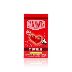 CANNAVIS - CANNAVIS - Tincture - Strawberry - 2-Pack - Syrup - 1000MG