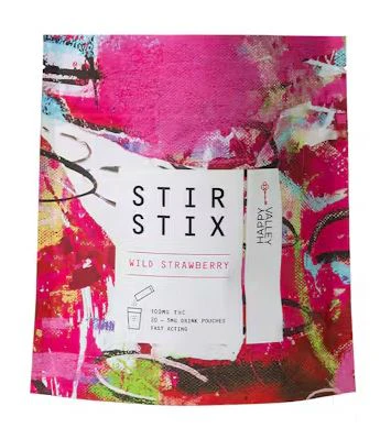 Happy Valley - Wild Strawberry Stir Stix - 100mg - HVV Main Image